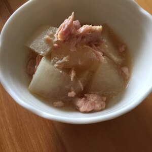 だいこんとツナ缶煮物